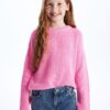LC Waikiki Crew Neck Long Sleeve Girl's Knitwear Sweater