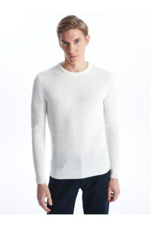 LC Waikiki Crew Neck Long Sleeve Men's Knitwear Sweater