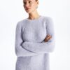 LC Waikiki Crew Neck Plain Long Sleeve Women's Knitwear Sweater -