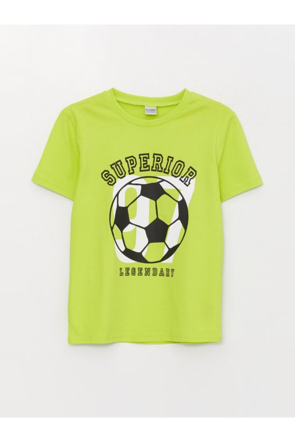 LC Waikiki Crew Neck Printed Short Sleeve Boy's T-Shirt