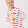 LC Waikiki Crew Neck Striped Long Sleeve Girl's T-Shirt