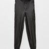 LC Waikiki Girls' Elastic Waist Leather Look Jogger Pants