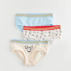 LC Waikiki Girls' Printed Panties 3-Pack