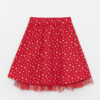 LC Waikiki Girl's Skirt with an Elasticated Printed Waist