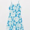 LC Waikiki Girl's U-Neck Patterned Strapless Dress