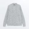 LC Waikiki Half Turtleneck Self-Patterned Women's Knitwear Sweater