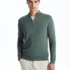 LC Waikiki High Collar Long Sleeve Men's Knitwear Sweater