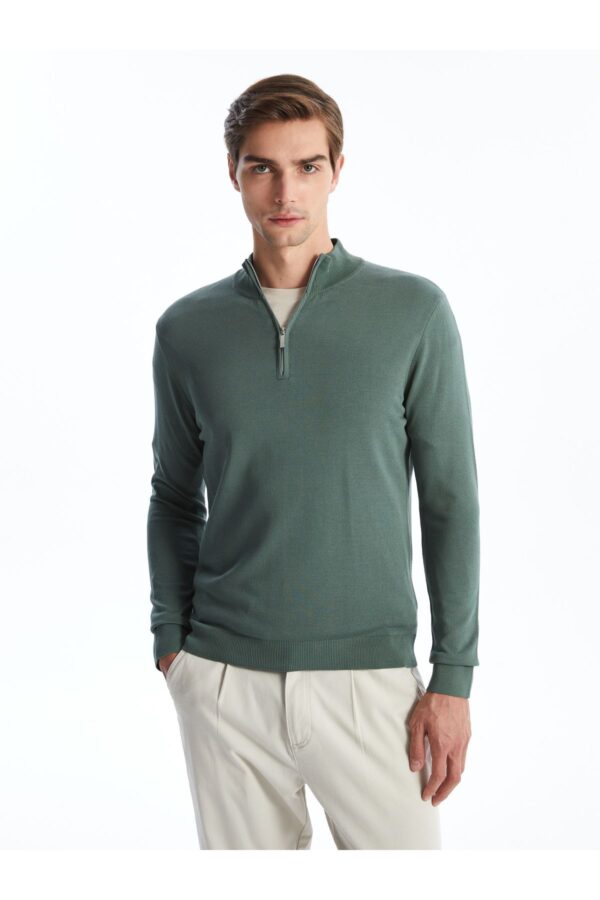 LC Waikiki High Collar Long Sleeve Men's Knitwear Sweater