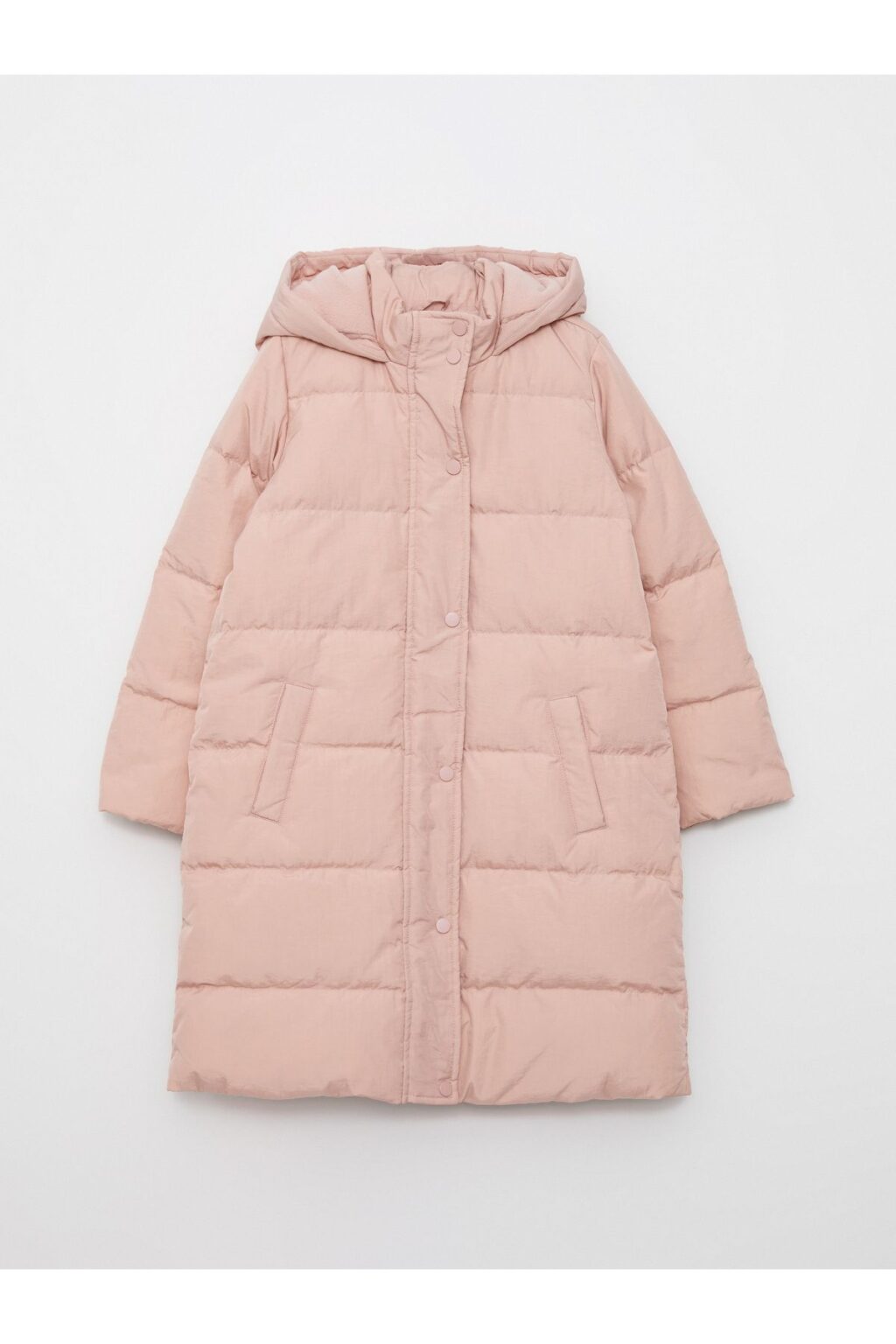 LC Waikiki Hooded Basic Girl's Coat