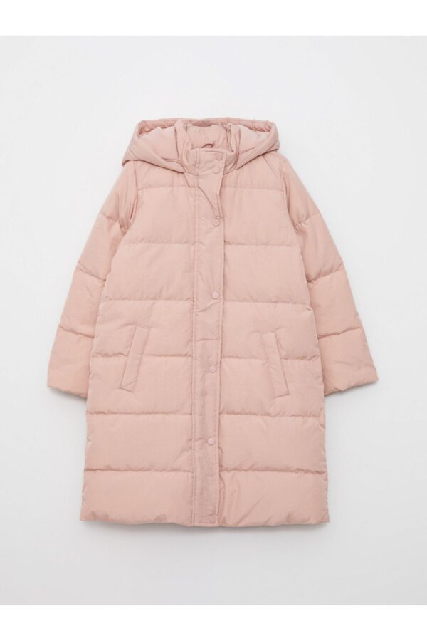 LC Waikiki Hooded Basic Girl's Coat