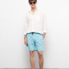 LC Waikiki Knee-Length Men's Patterned Beach Shorts