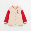 LC Waikiki LCW Baby College Collar Long Sleeve Minnie Mouse Printed Baby Girl Bomber Jacket