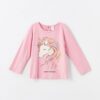 LC Waikiki LCW Crew Neck Long Sleeve Printed Baby Girl T-Shirt