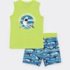 LC Waikiki LCW Kids Boys Undershirt and Swim Shorts