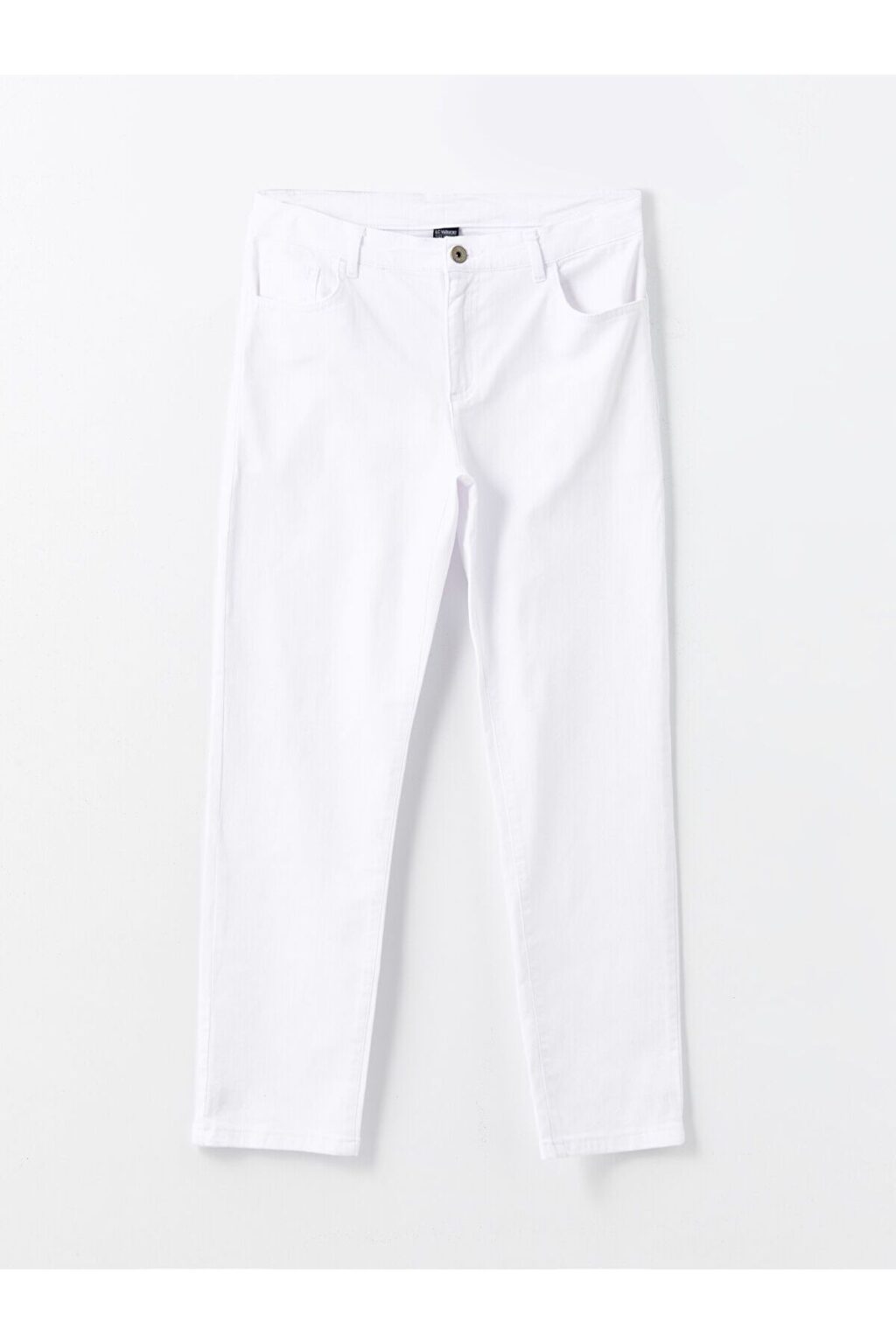 LC Waikiki LCW Kids Buxe White Adjustable Waist Elastic Boy Trousers