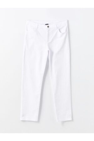 LC Waikiki LCW Kids Buxe White Adjustable Waist Elastic Boy Trousers