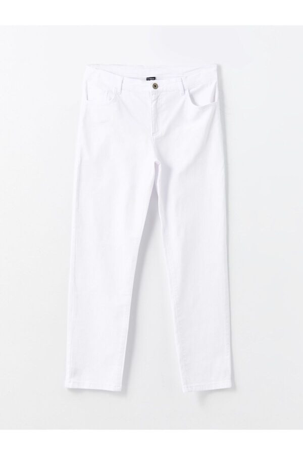 LC Waikiki LCW Kids Buxe White Adjustable Waist Elastic Boy Trousers