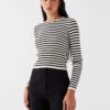 LC Waikiki LCW Vision Women's Crew Neck Striped Long Sleeve Knitwear Sweater