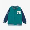 LC Waikiki LCW baby Medium Green Printed Baby Boy College Jacket