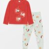 LC Waikiki Lcw Crew Neck Christmas Themed Fleece Girl's Pajama Set
