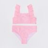 LC Waikiki Lcw Kids Ruffle Detailed Striped Bikini For Girls