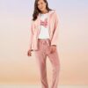 LC Waikiki Lcw Women's Elastic Waist Plain Pajama Bottoms