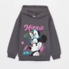 LC Waikiki Lcwk Minnie Mouse Printed Long Sleeve Girls Hoodie