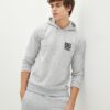 LC Waikiki Long Sleeve Printed Men's Sweatshirt with a Hoodie