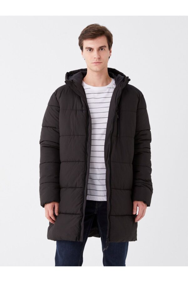 LC Waikiki Men's Comfort Fit Hooded Down Coat