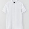 LC Waikiki Men's Slim Fit Short Sleeve Dobby Shirt