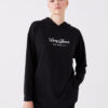 LC Waikiki Printed Long Sleeve Oversize Women's Hoodie
