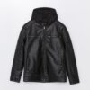 LC Waikiki Slim Fit High Neck Men's Leather Look Coat