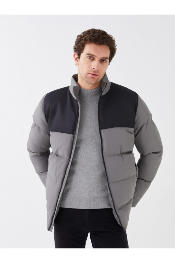 LC Waikiki Standard Fit magas nyakú férfi kabát
