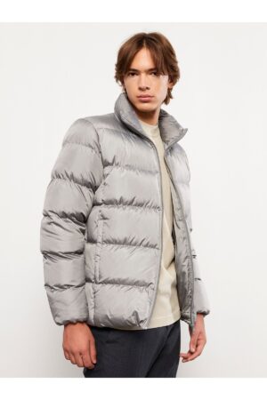 LC Waikiki Standard Mold Stand Collar Men's Puffer Coat