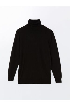 LC Waikiki Turtleneck Long Sleeve Men's Knitted Sweater -