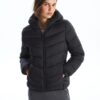 LC Waikiki Women's Hooded Plain Puffer Coat