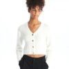 LC Waikiki Women's V-Neck Knitwear Cardigan