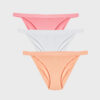LC Waikiki Young Pale Coral Plain Bikini Panties 3-Pack