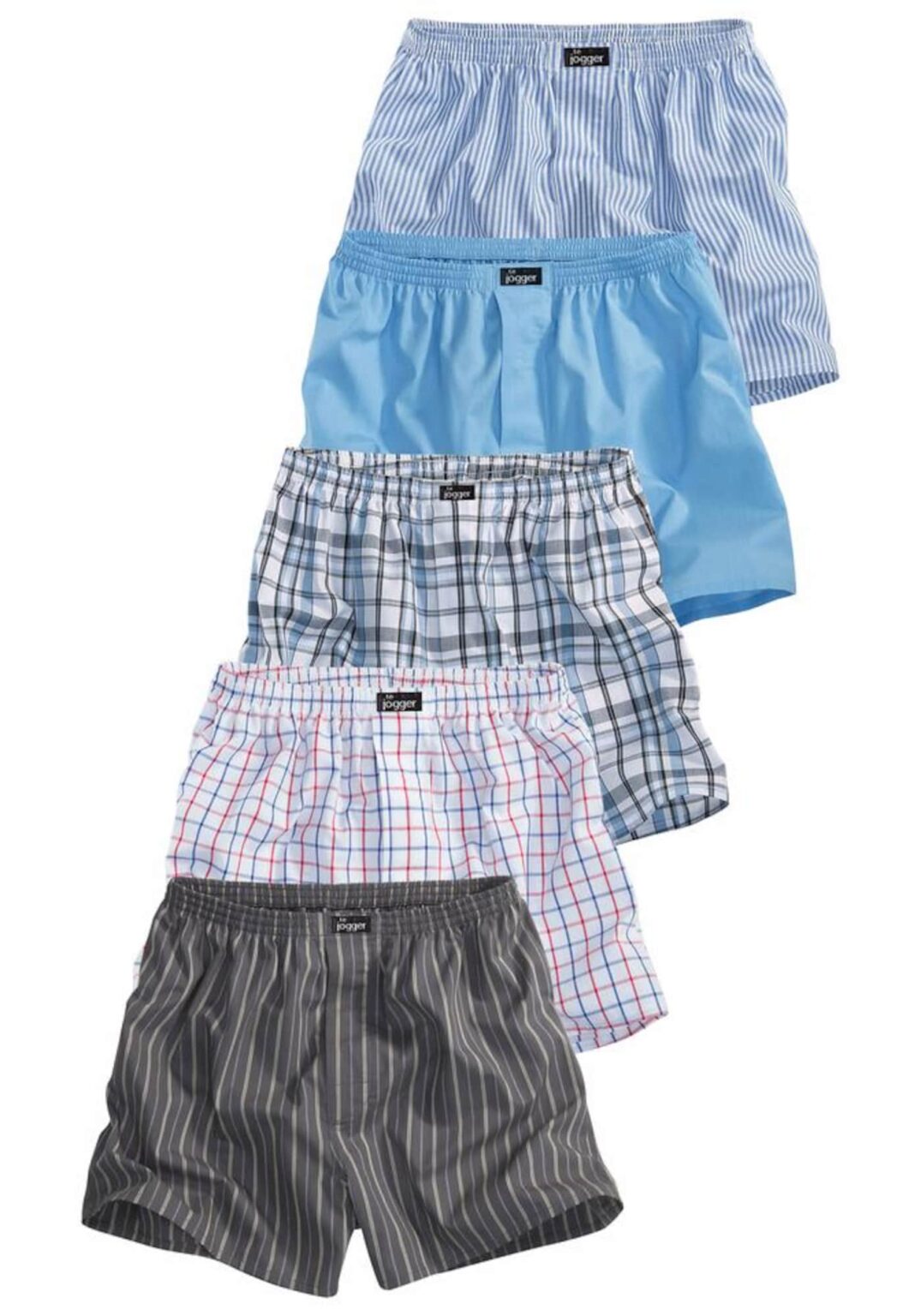 LE JOGGER Alsónadrág  kék / piros / fekete / fehér