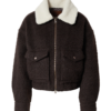 LEVI'S ® Átmeneti dzseki 'Baby Bubble Wool Trucker'  bézs / sötét barna-Hungary
