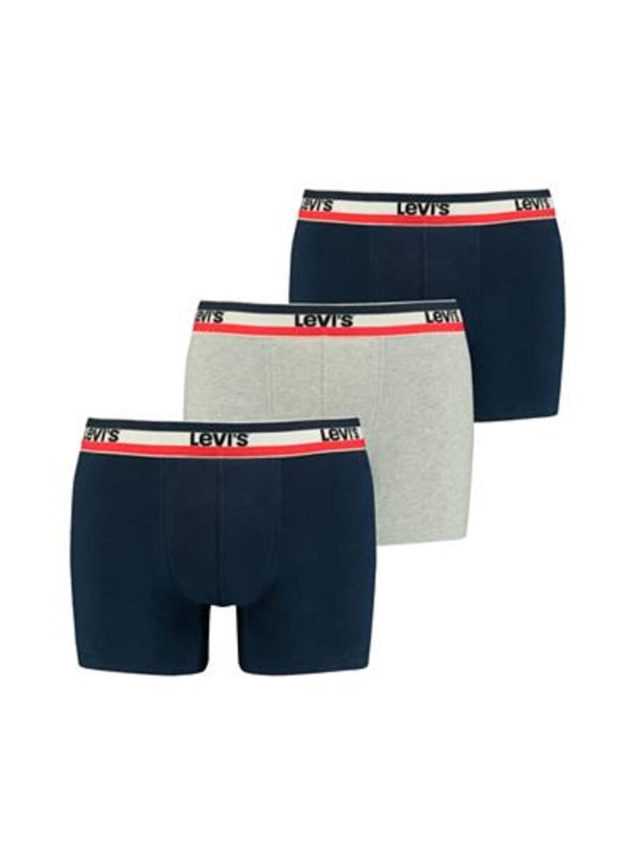 LEVI'S ® Boxeralsók  éjkék / szürke melír / piros / fekete-hu