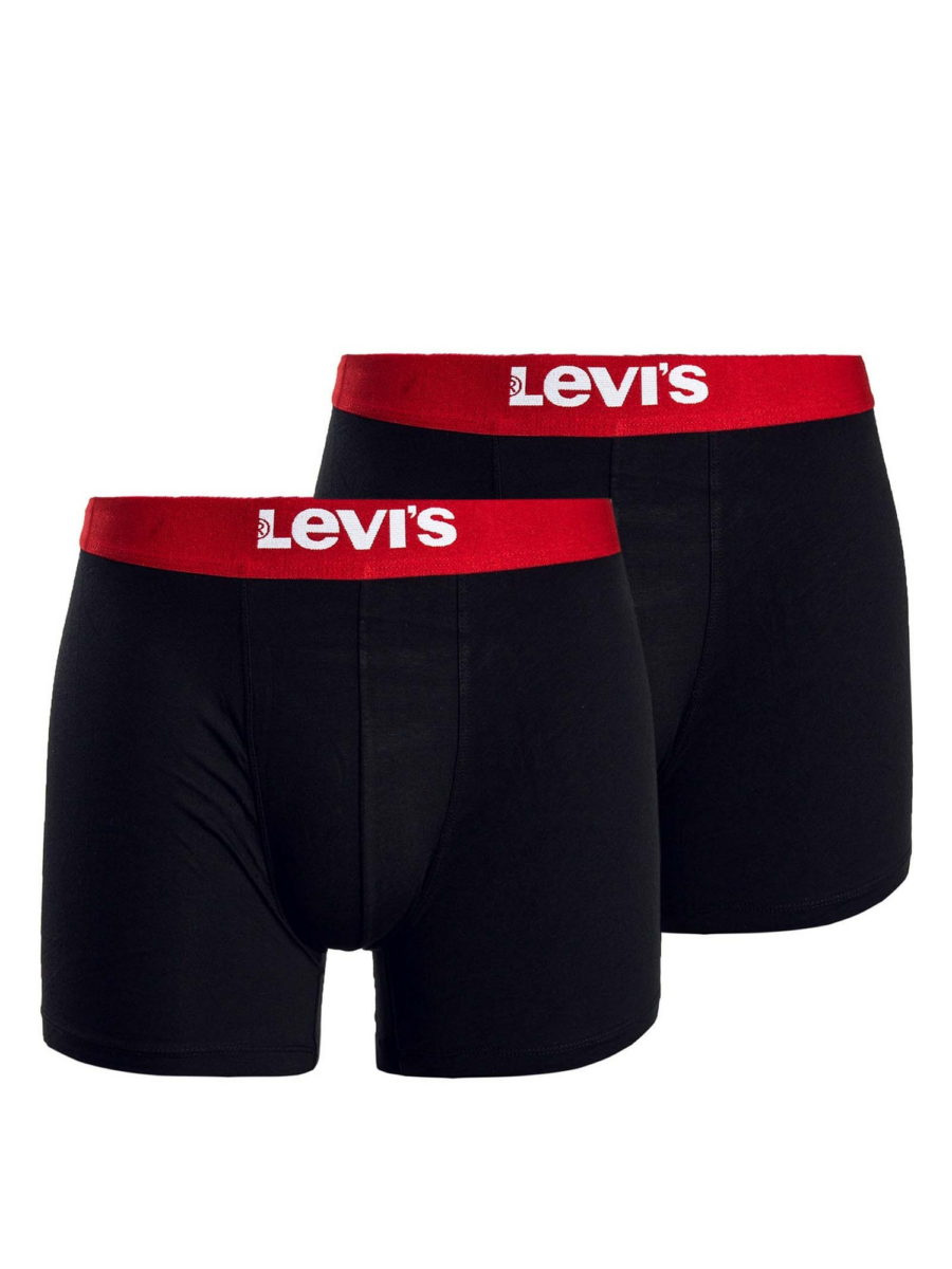 LEVI'S ® Boxeralsók  kárminvörös / fekete / fehér-Hungary