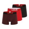 LEVI'S ® Boxeralsók  piros / fekete / fehér-hu