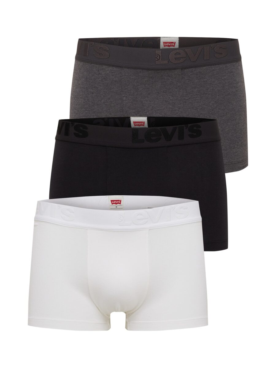 LEVI'S ® Boxeralsók  szürke / fekete / fehér-hu