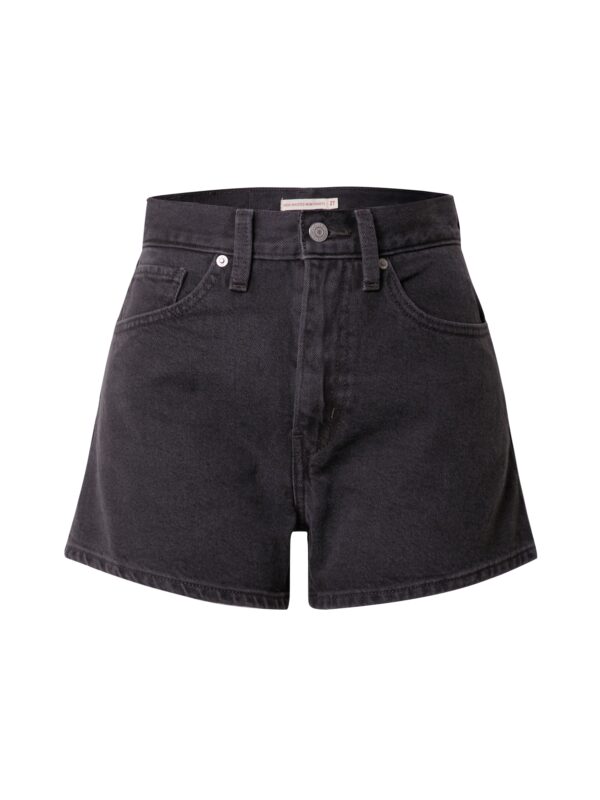 LEVI'S ® Farmer 'High Waisted Mom Short'  fekete farmer-hu