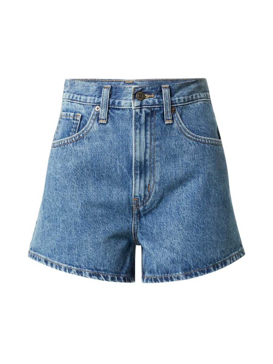 LEVI'S ® Farmer 'High Waisted Mom Short'  kék farmer-hu