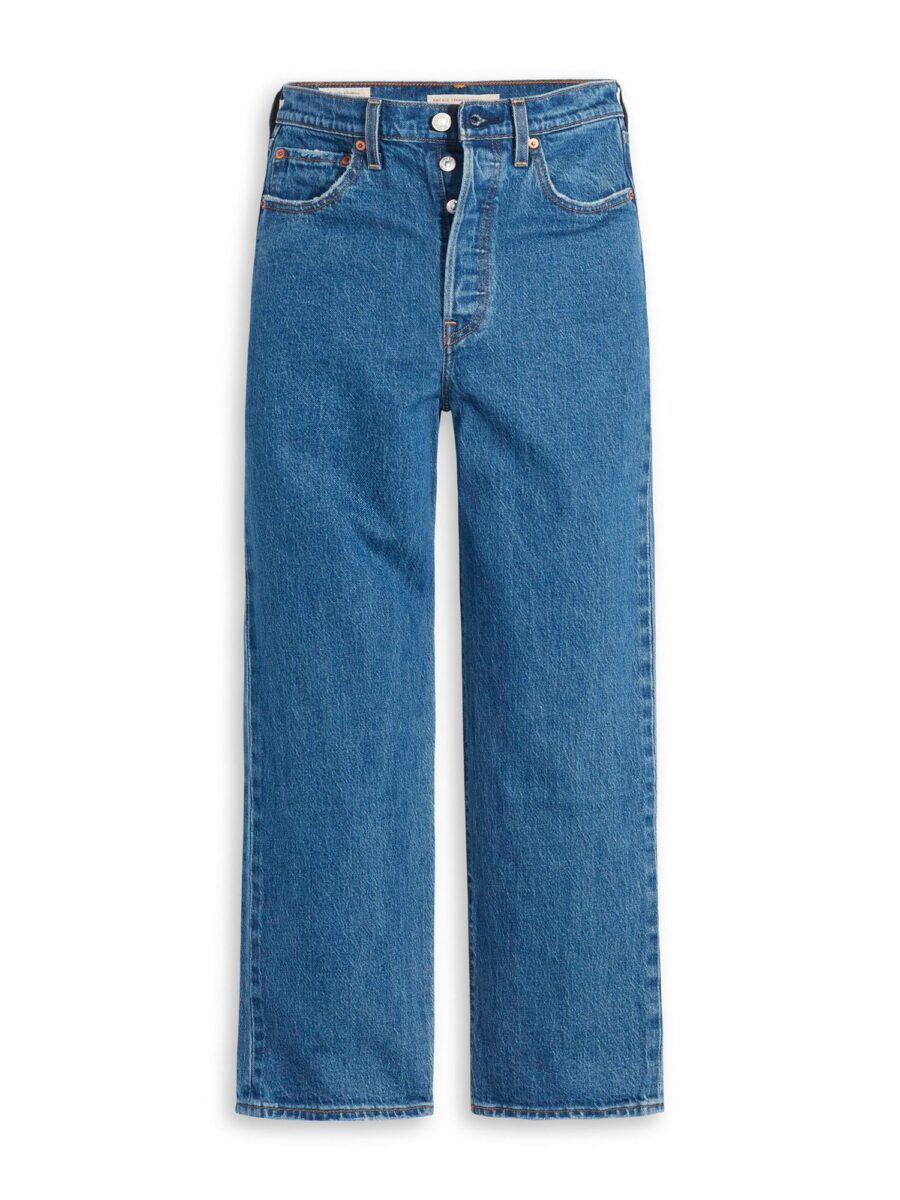 LEVI'S ® Farmer 'Ribcage Straight Ankle Jeans'  kék farmer-hu