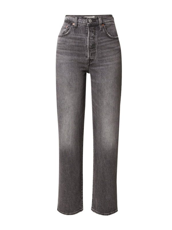 LEVI'S ® Farmer 'Ribcage Straight Ankle'  fekete farmer-Hungary