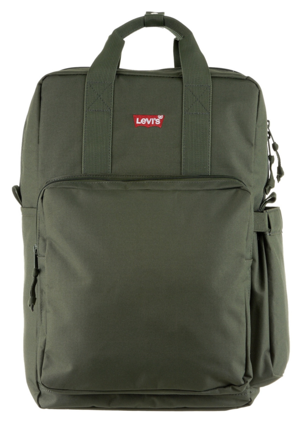 LEVI'S ® Hátizsák  sötétzöld / piros / fehér-Hungary