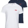 LEVI'S ® Póló '2 Pack Crewneck Graphic'  éjkék / piros / fehér-hu